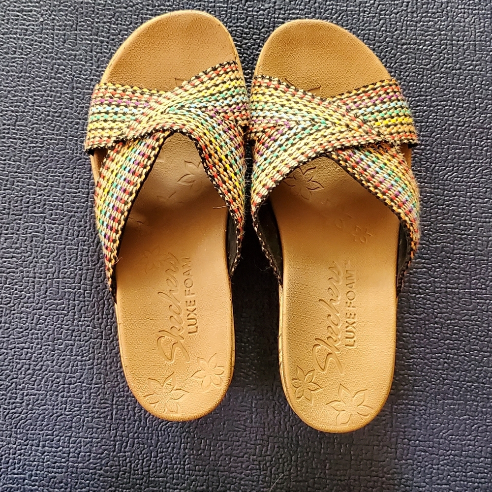 Skechers® Cali Beverlee Delighted Women's Wedge Sandals